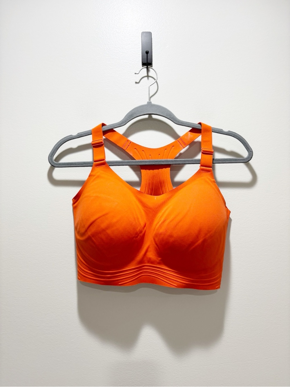 all in motion Bright Orange High-Support Molded Sports Bra Coral Size XL